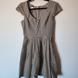 Corey Lynn Calter Black Cream Stripe